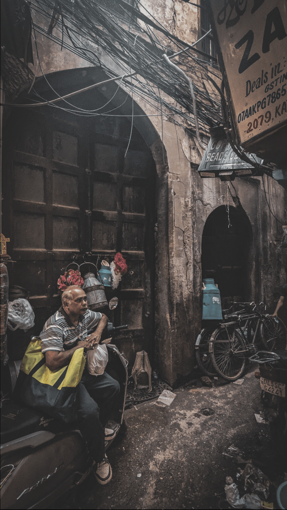 From the streets of Old Delhi, Chandini Chowk by Moksha