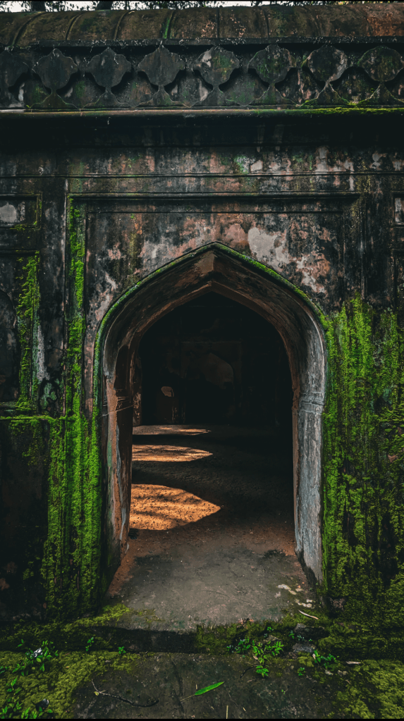 Mughal era Mosque in Lodhi Garden through the lens of Moksha 